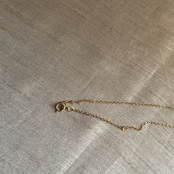 1/20 12k GF necklace black stone - Picture 4 of 4